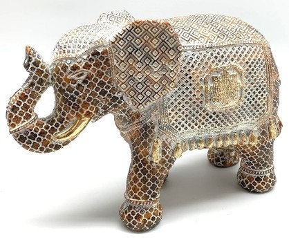 Elephant Indira Polyresin  28cm