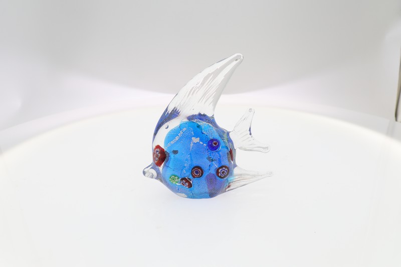 Glass Figurine - Remolino Angel Fish 10 cm