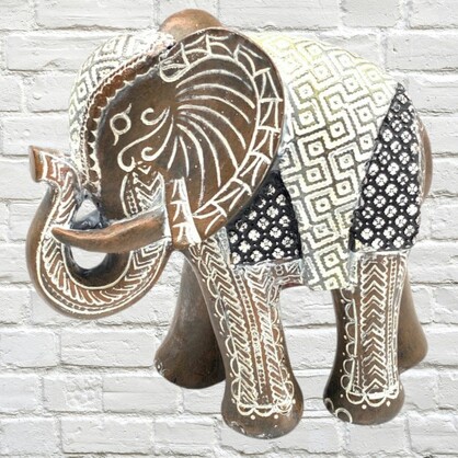 Elephant Omarion  Polyresin 12cm
