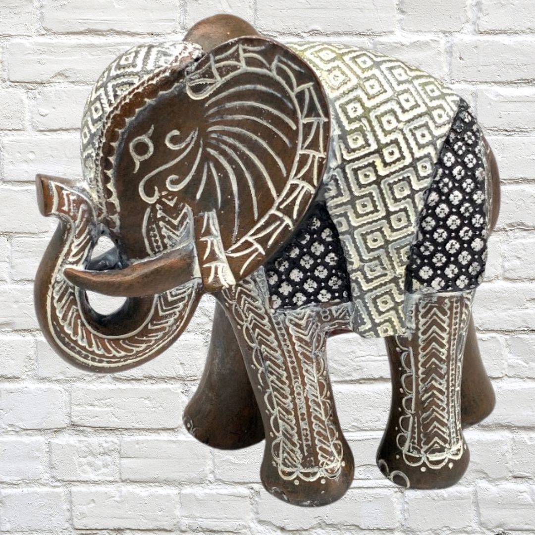 Elephant Omarion  Polyresin 16cm