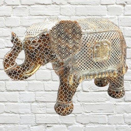 Elephant Indira Polyresin  28cm