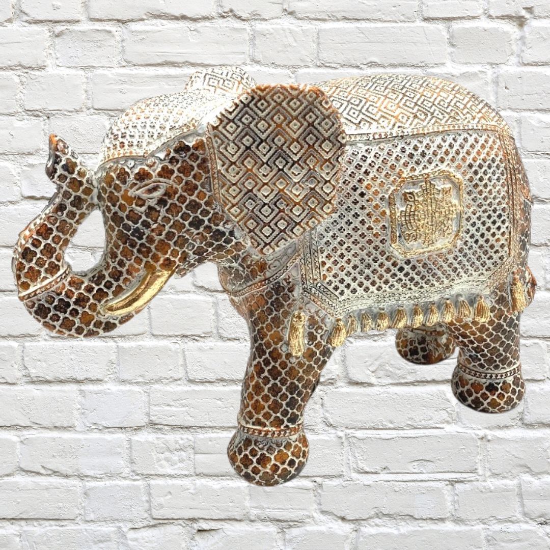 Elephant Indira Polyresin  28cm