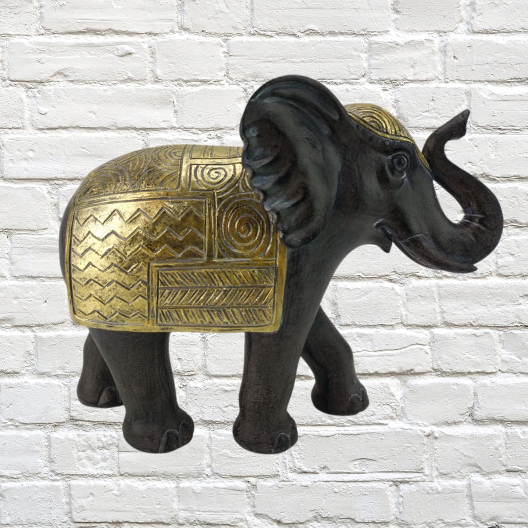 Kenyan Elephant  Polyresin 2x16cm