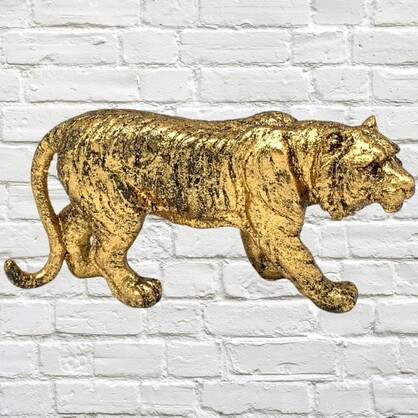 Electra Tiger Gold Polyresin 23cm