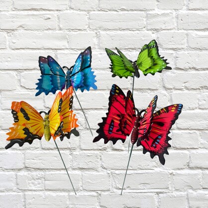 Garden Spike - Butterflies 4 assorted