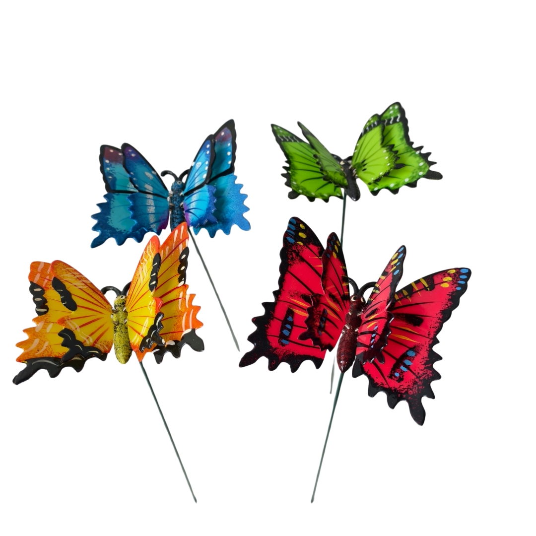 Garden Spike - Butterflies 4 assorted