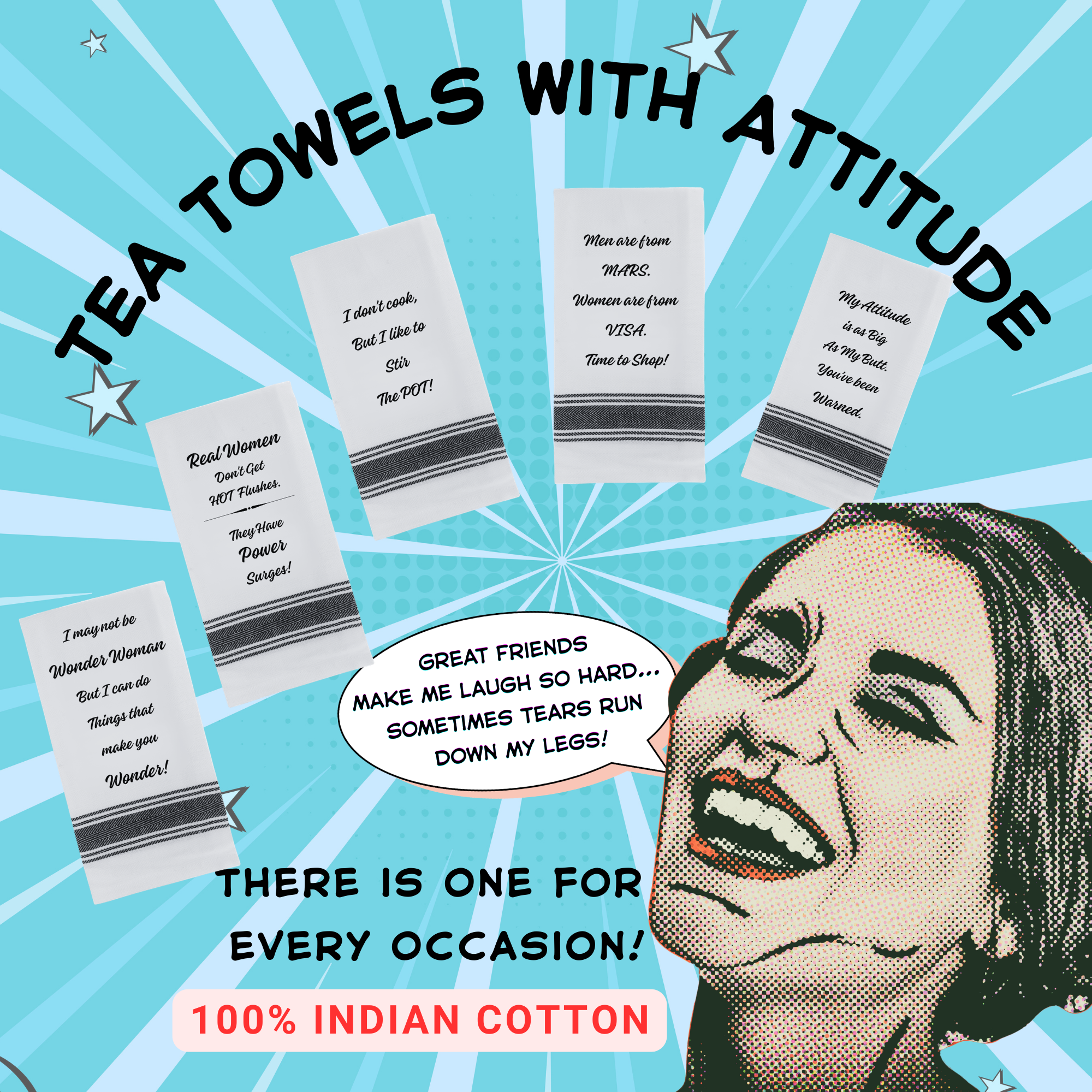 Tea Towels With Attitude