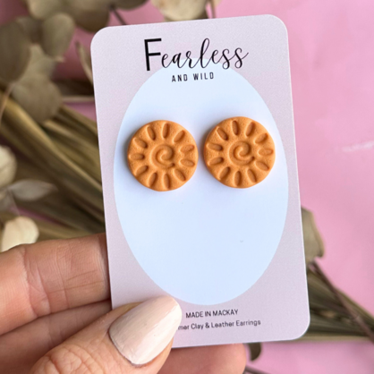 Alexia Statement Stud Pumpkin
