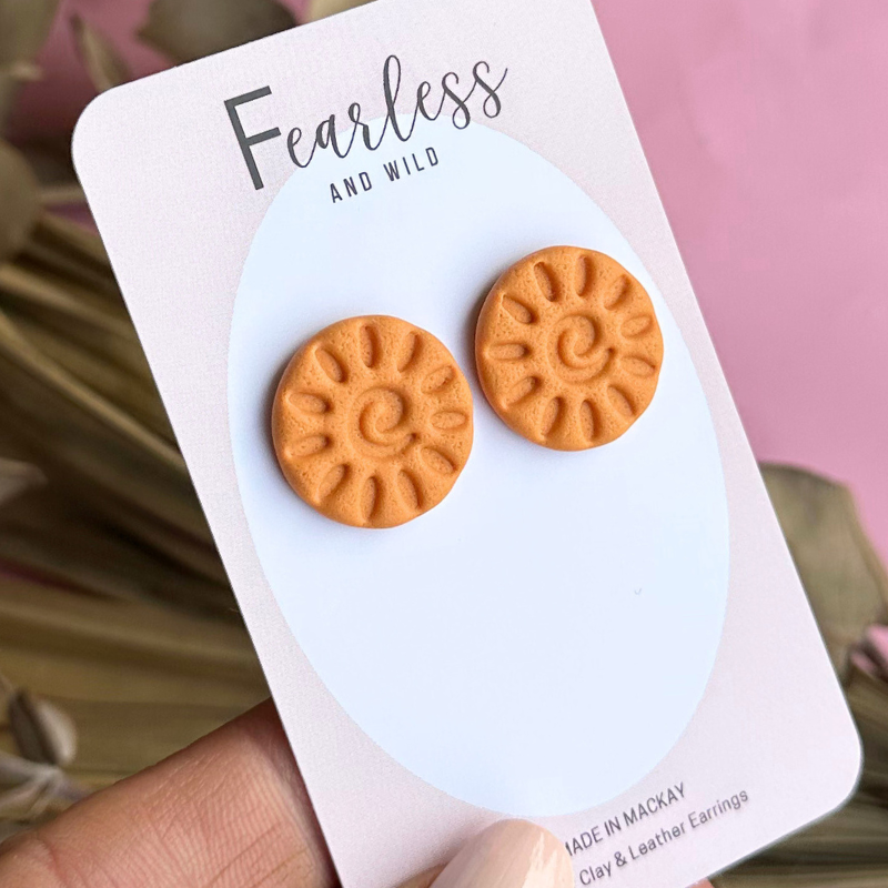 Alexia Statement Stud Pumpkin