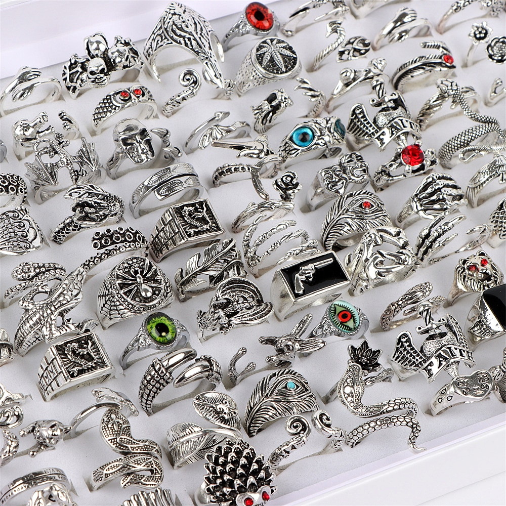 Animal rings x 20 mixed. Bulk lot