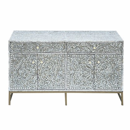 MOTHER OF PEARL HAND MADE SWISH SIDEBOARD