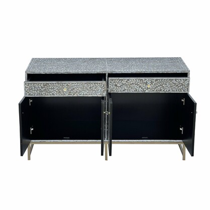 MOTHER OF PEARL HAND MADE SWISH SIDEBOARD