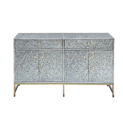 MOTHER OF PEARL HAND MADE SWISH SIDEBOARD