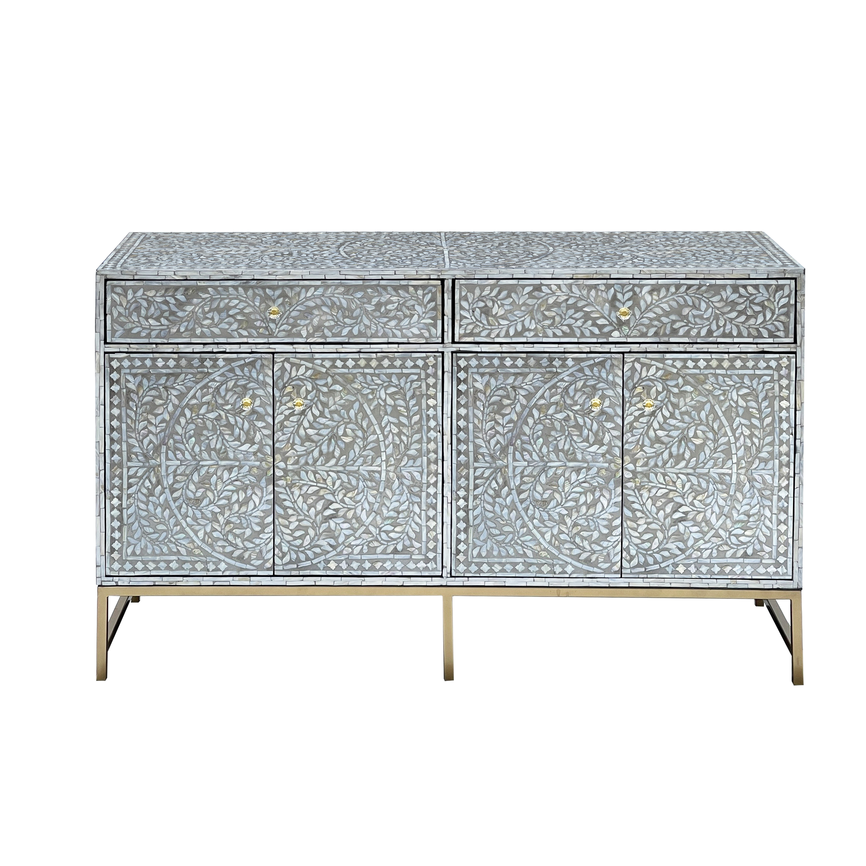 MOTHER OF PEARL HAND MADE SWISH SIDEBOARD