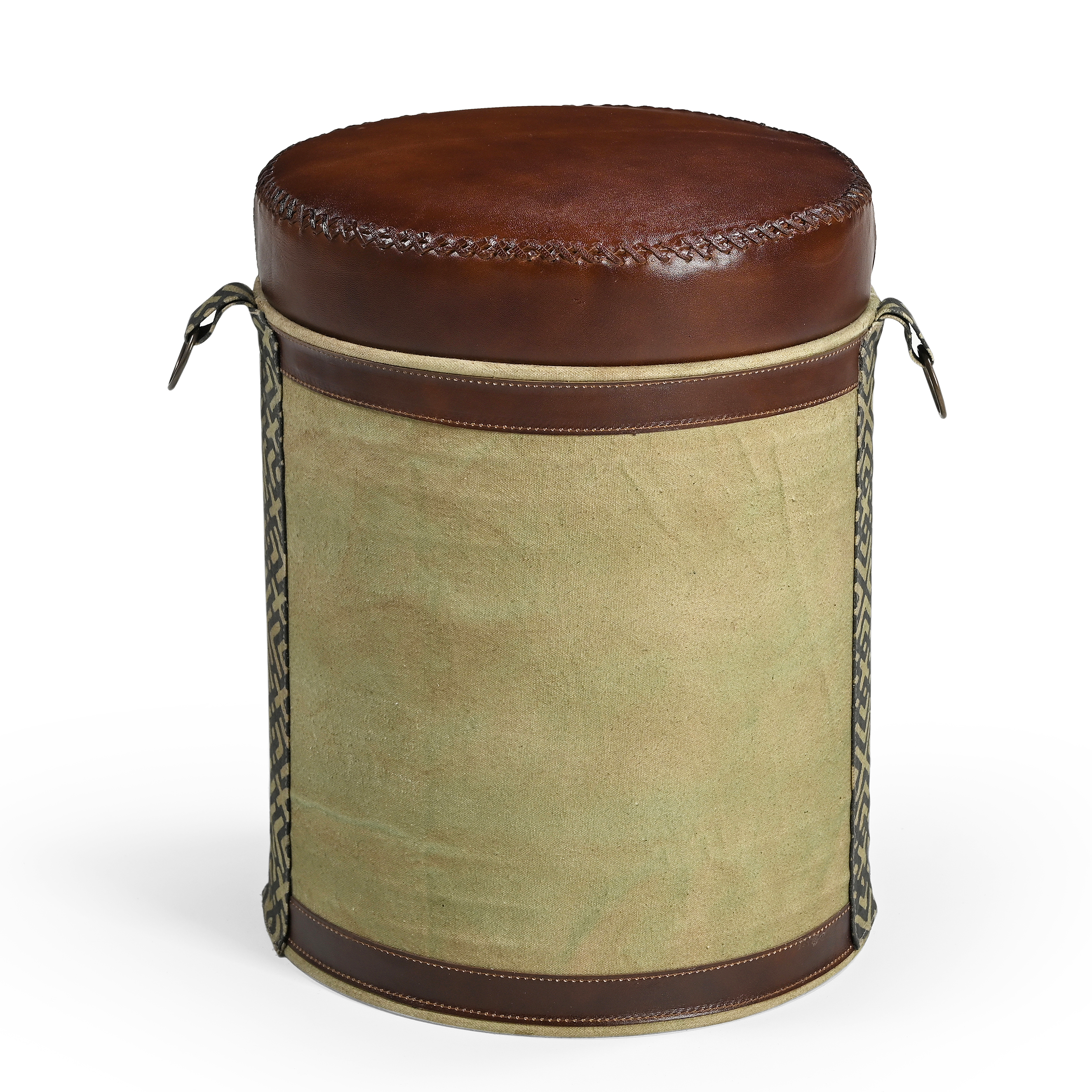 CYCLINDRICAL BICYCLE OTTOMAN