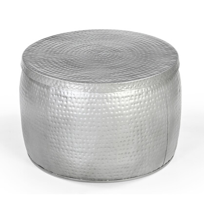 20% MID SEASON SALE LARGE CHARLESTON POLO HAND MADE CUSHIONOPEN TOP HAND FORGED METAL COFFEE TABLE