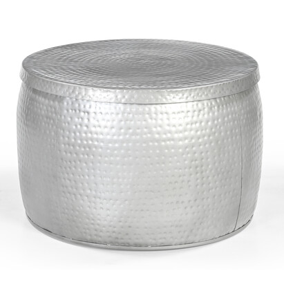 20% MID SEASON SALE LARGE CHARLESTON POLO HAND MADE CUSHIONOPEN TOP HAND FORGED METAL COFFEE TABLE