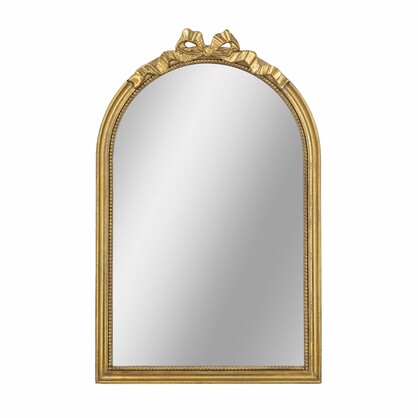 ZURICH ARCHED GOLD BOW MIRROR