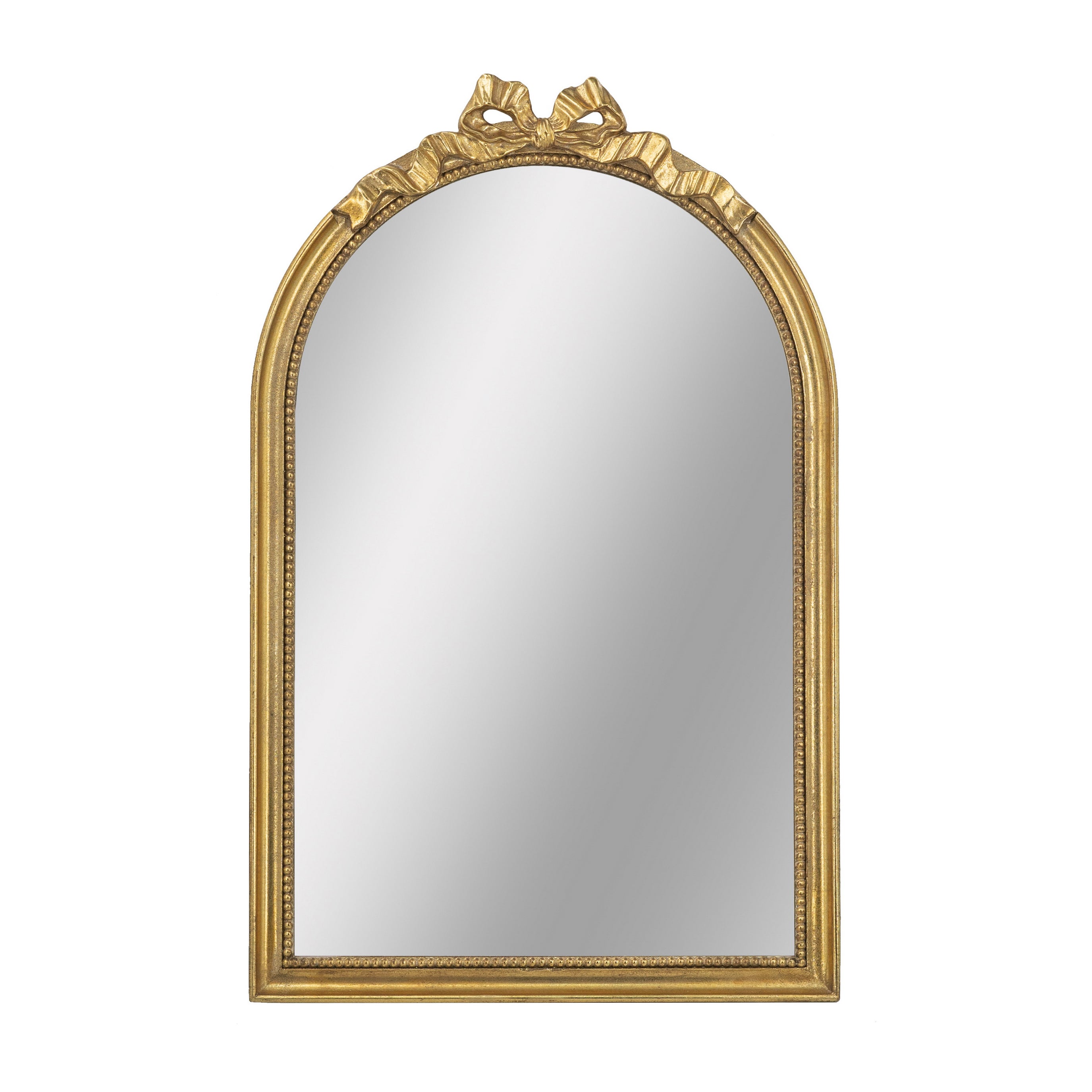 ZURICH ARCHED GOLD BOW MIRROR