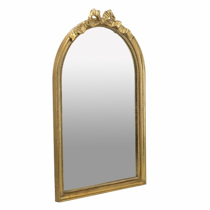 ZURICH ARCHED GOLD BOW MIRROR