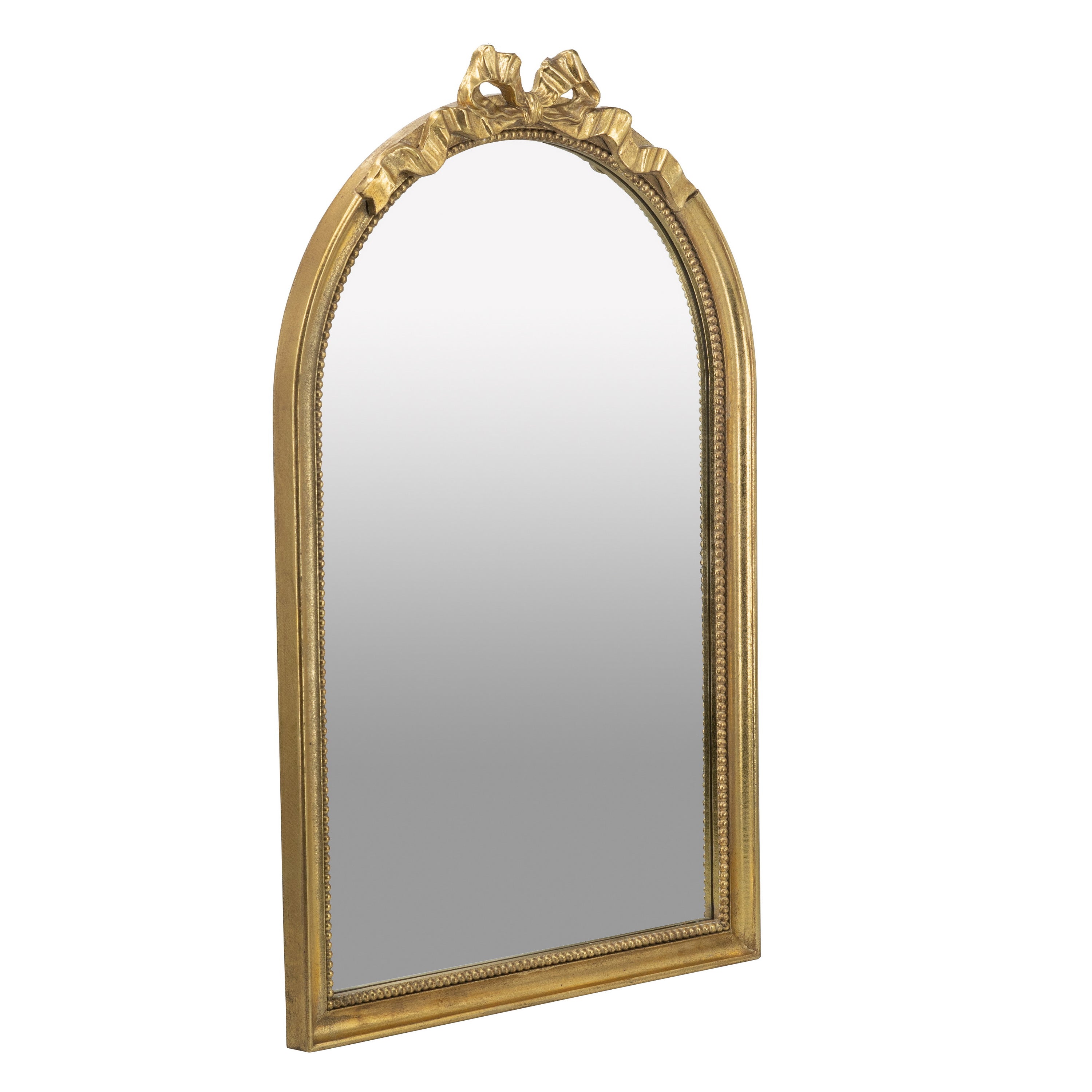 ZURICH ARCHED GOLD BOW MIRROR