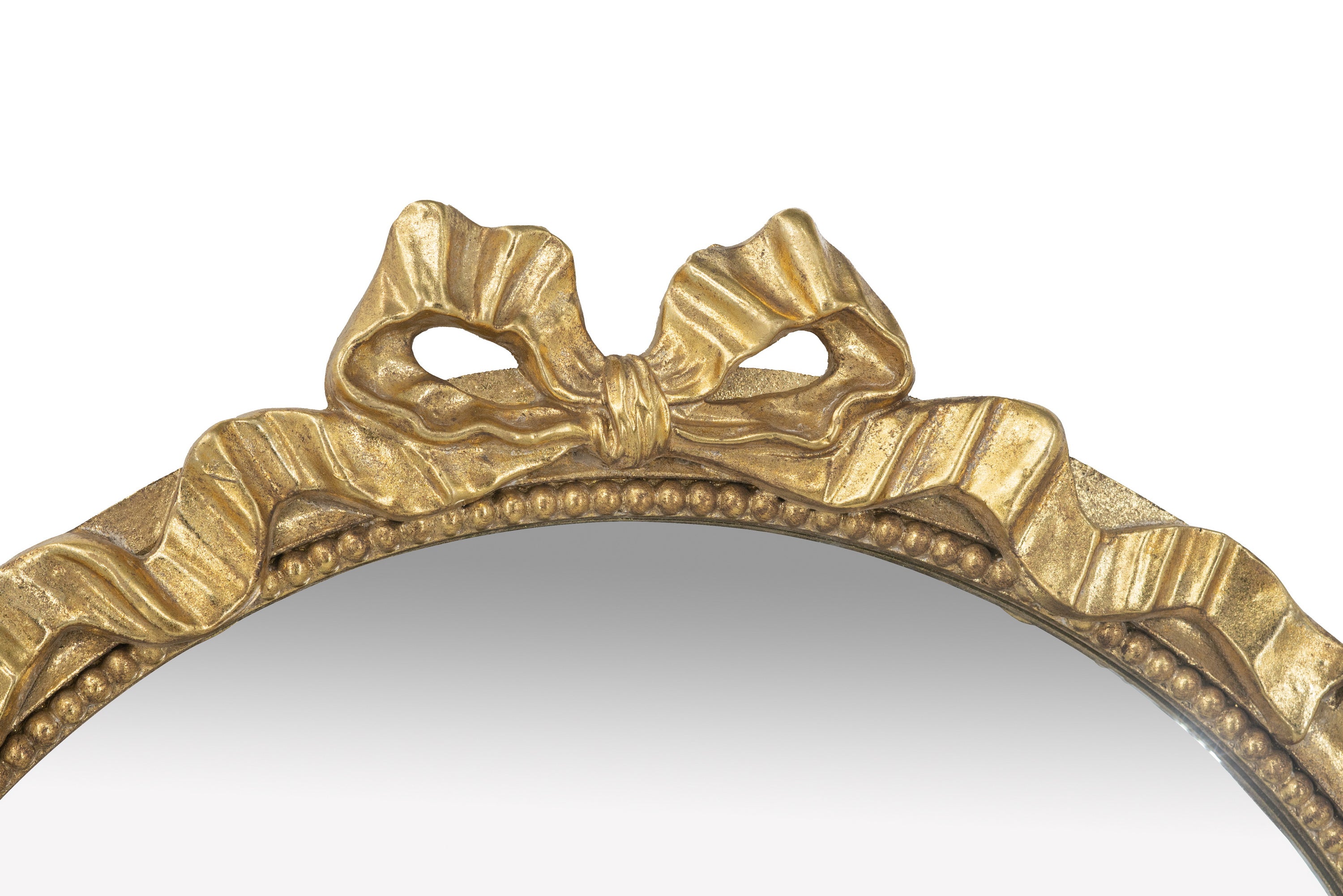 ZURICH ARCHED GOLD BOW MIRROR