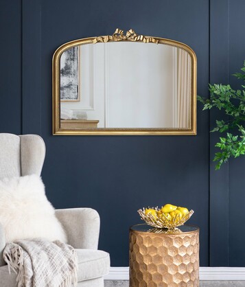 VIENNA GOLD BOW WALL MIRROR