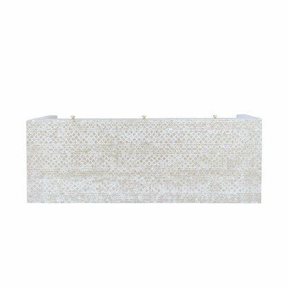 MOTHER OF PEARL OPULENT 3 DRAWER CONSOLE TABLE LIGHT HUE