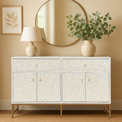 MOTHER OF PEARL GRANDIOSE SIDEBOARD LIGHT HUE
