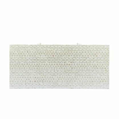 MOTHER OF PEARL HAND MADE MONOCHROME CHEST OF DRAWS