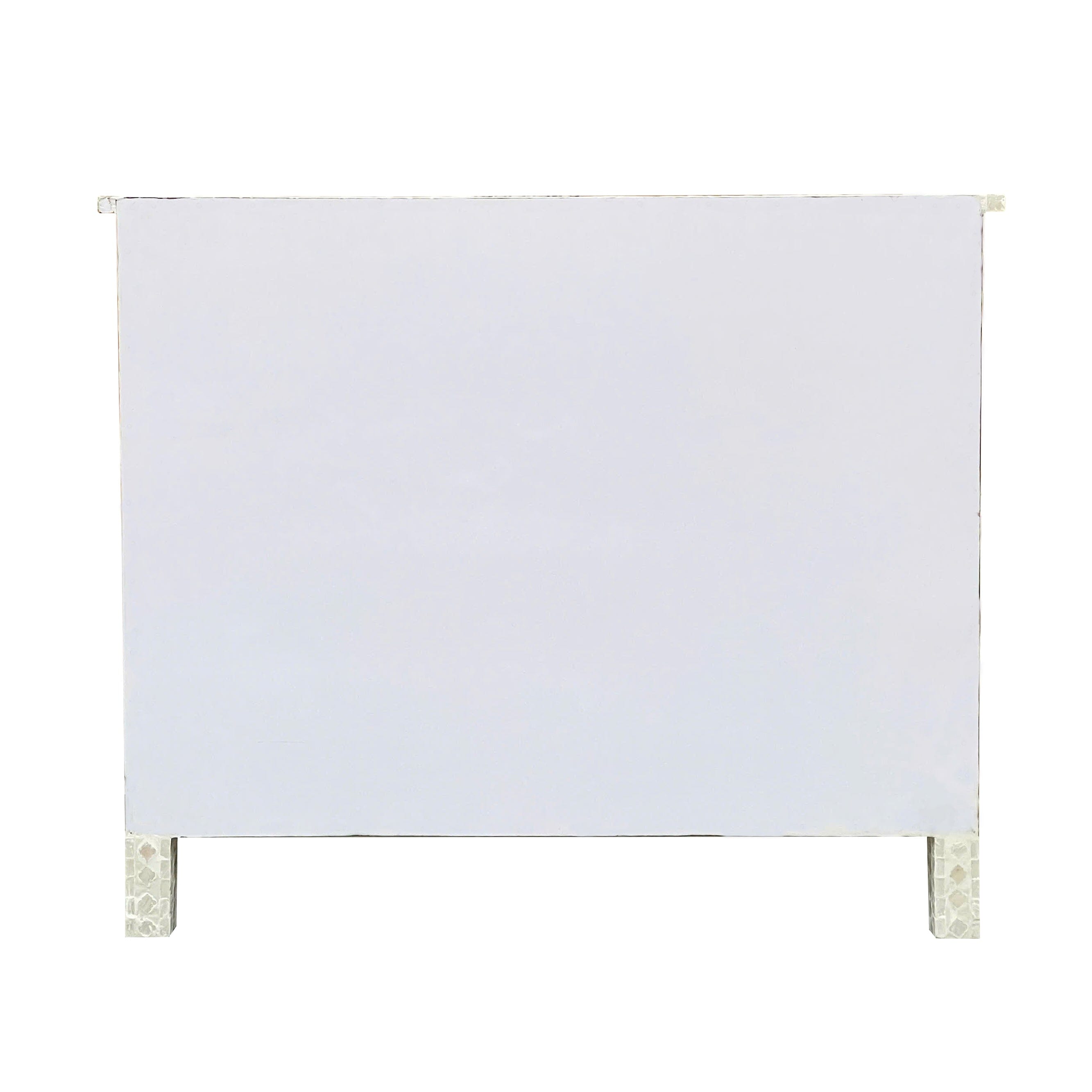 MOTHER OF PEARL HAND MADE MONOCHROME CHEST OF DRAWS