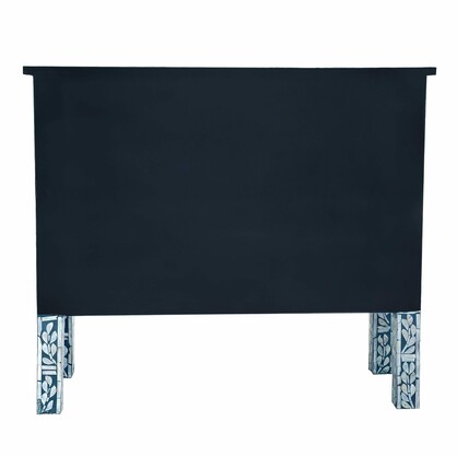 MOTHER OF PEARL HAND MADE SWIRL CHEST DRAWS BLUE HUE