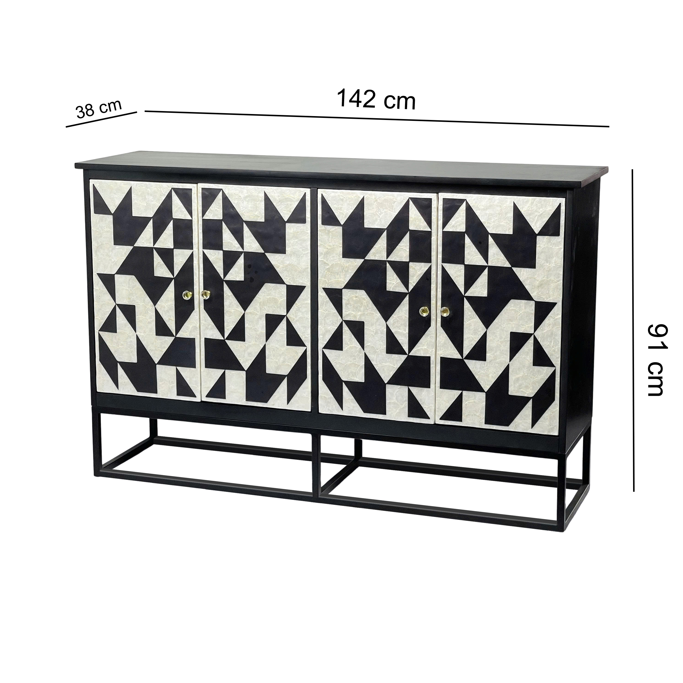 MOTHER OF PEARL HAND INLAY PARADOX SIDEBOARD