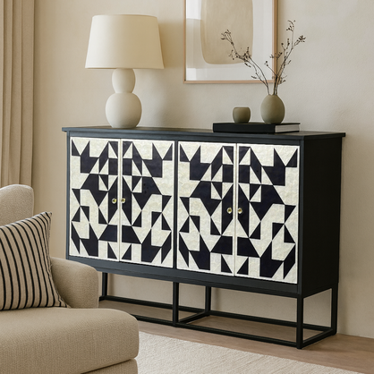 MOTHER OF PEARL HAND INLAY PARADOX SIDEBOARD