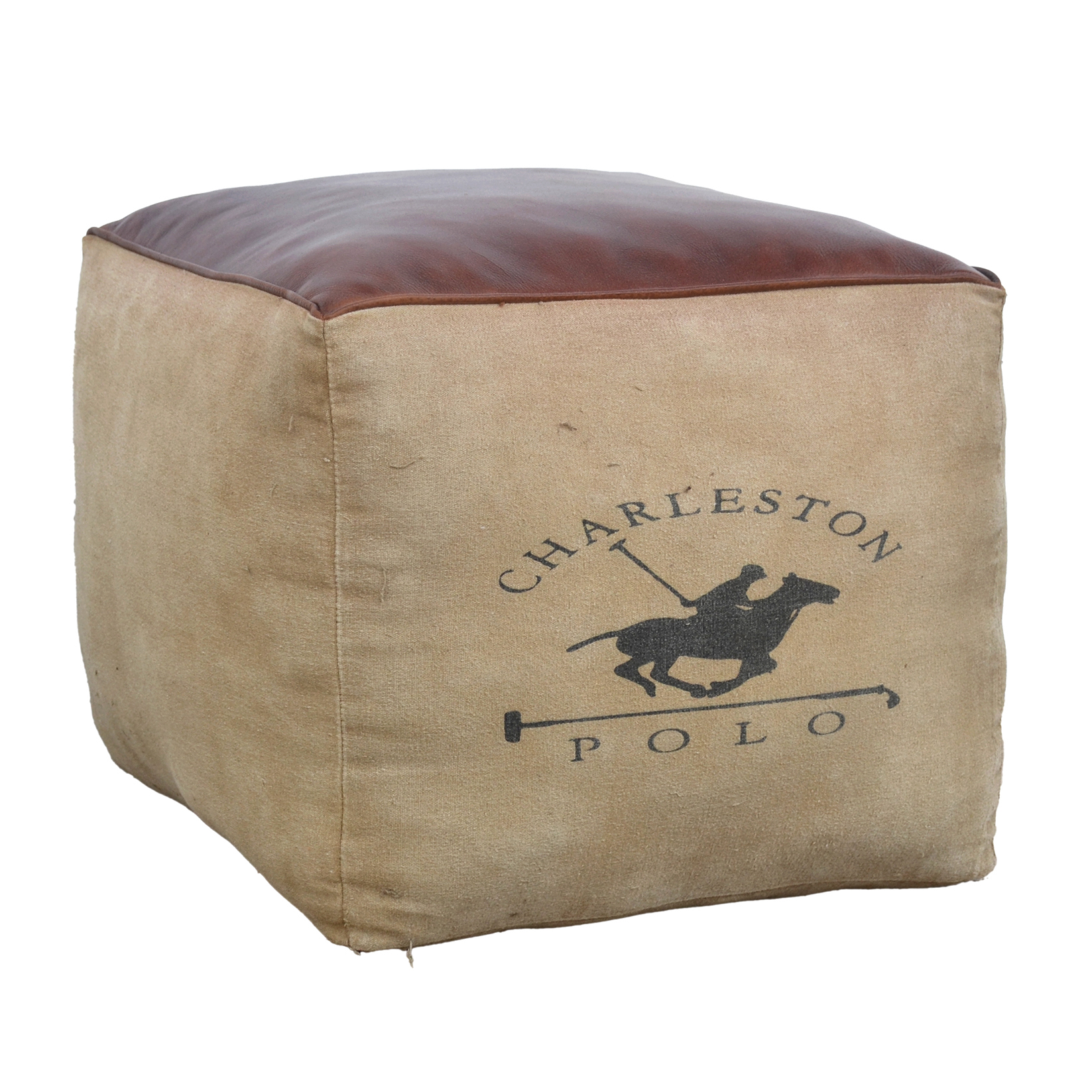 Charleston Polo Square Ottoman