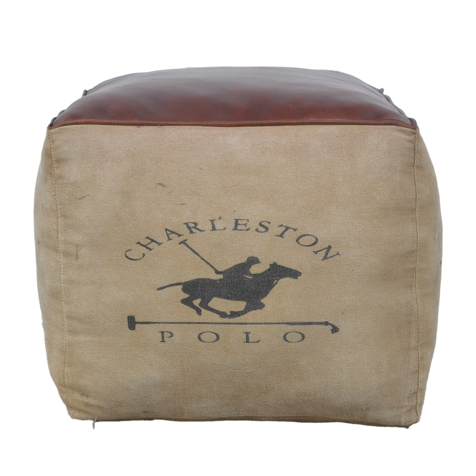Charleston Polo Square Ottoman