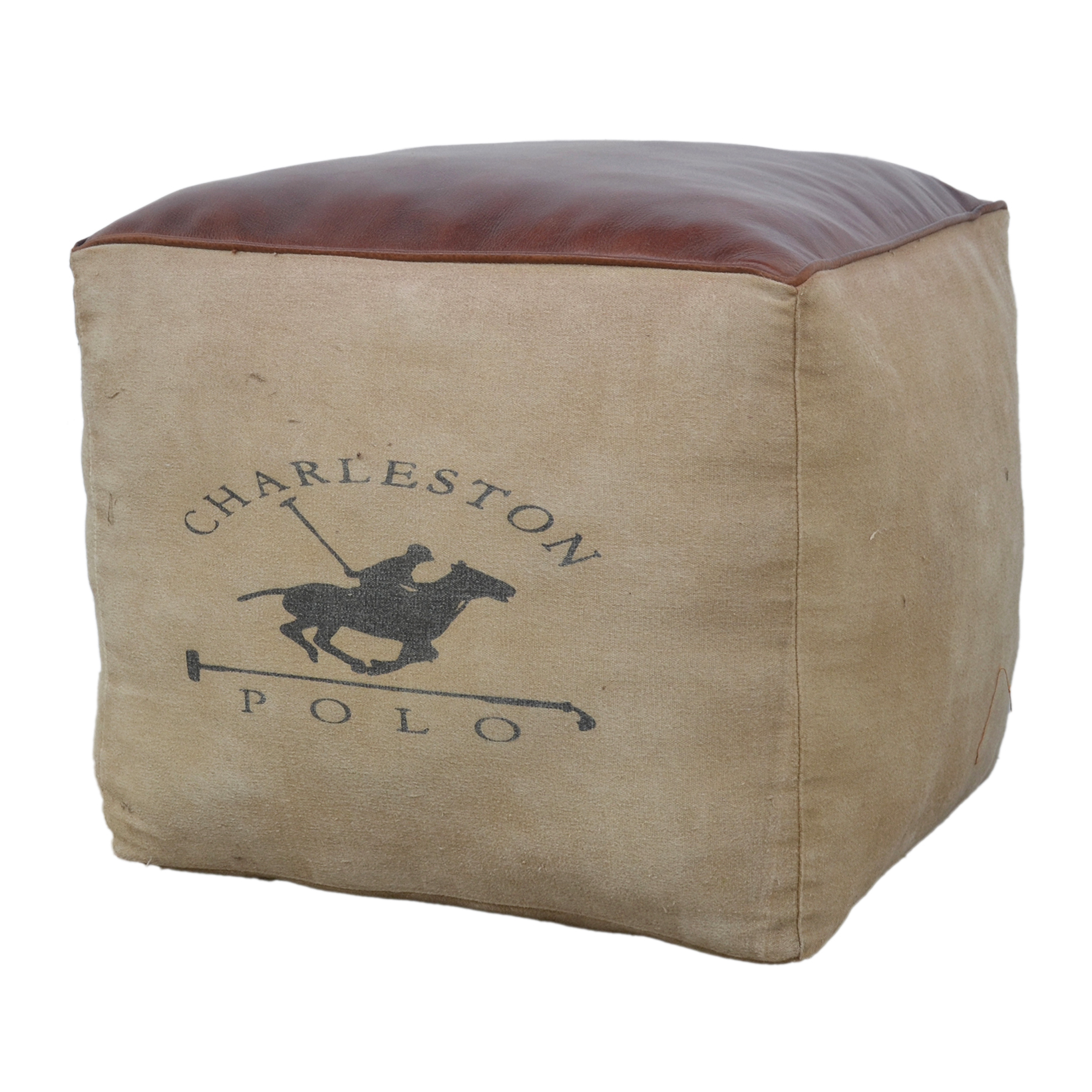 Charleston Polo Square Ottoman
