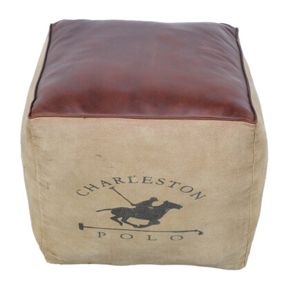 Charleston Polo Square Ottoman