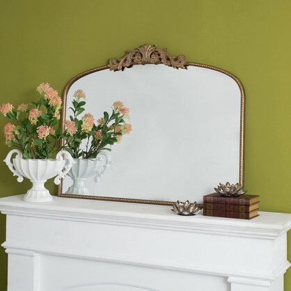 ANTIQUE LAUREL ARCH MIRROR