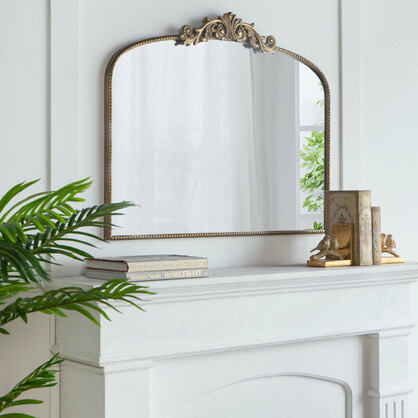 ANTIQUE LAUREL ARCH MIRROR