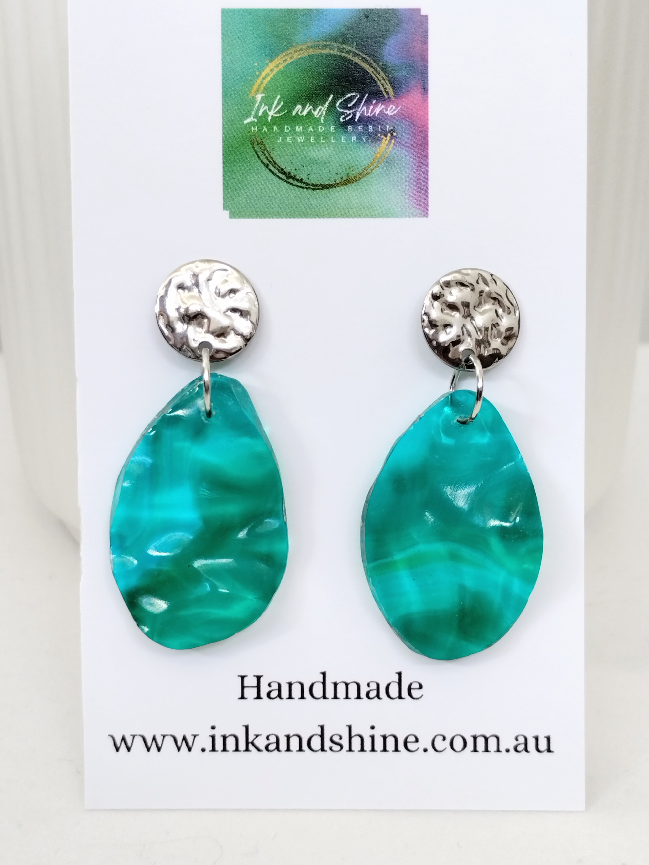 Ocean Drop Earrings Assorted Colours - Large