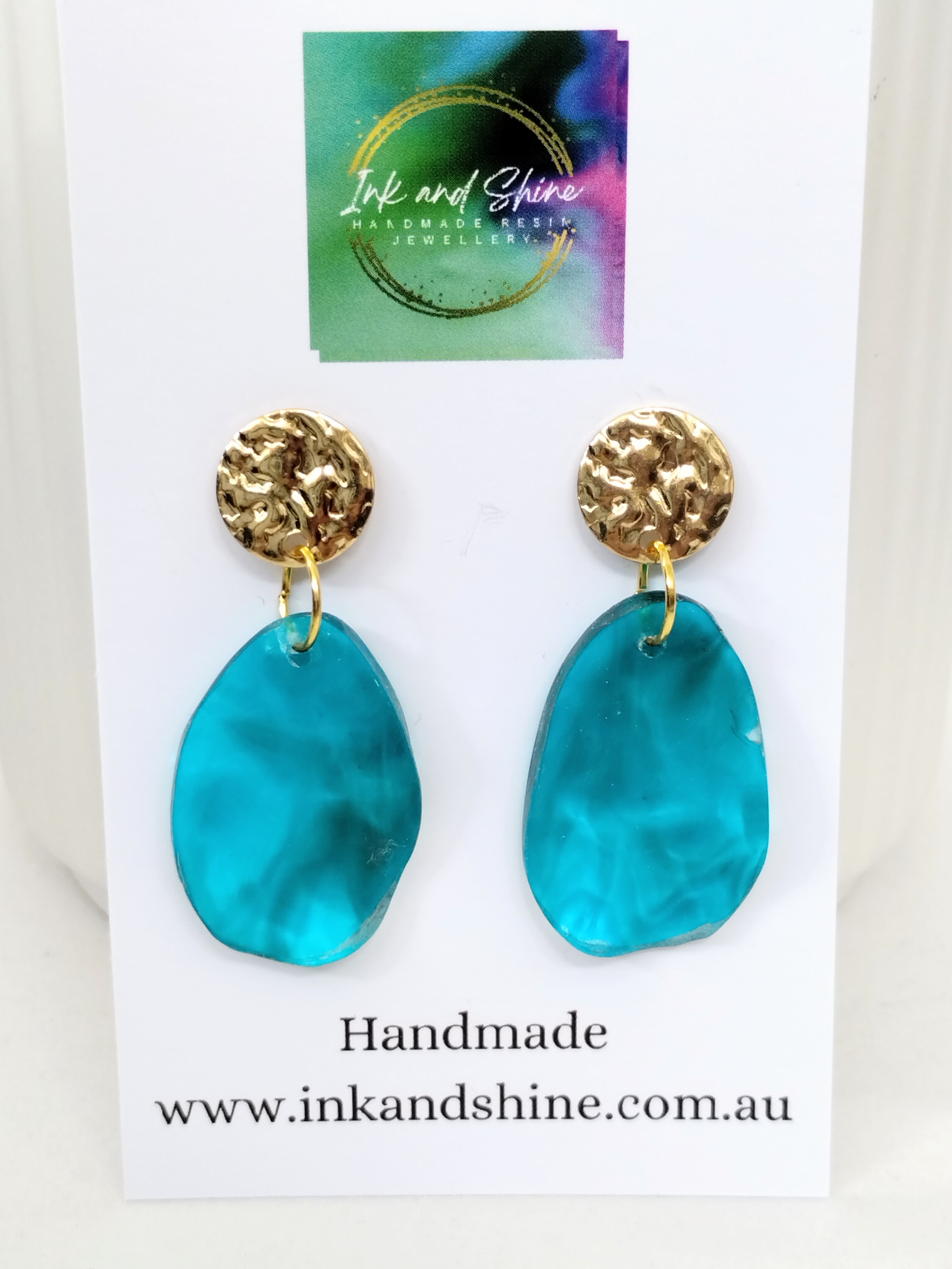 Ocean Drop Earrings Assorted Colours - Large