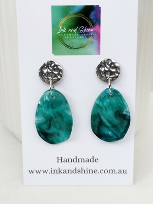 Ocean Drop Earrings Assorted Colours - Large
