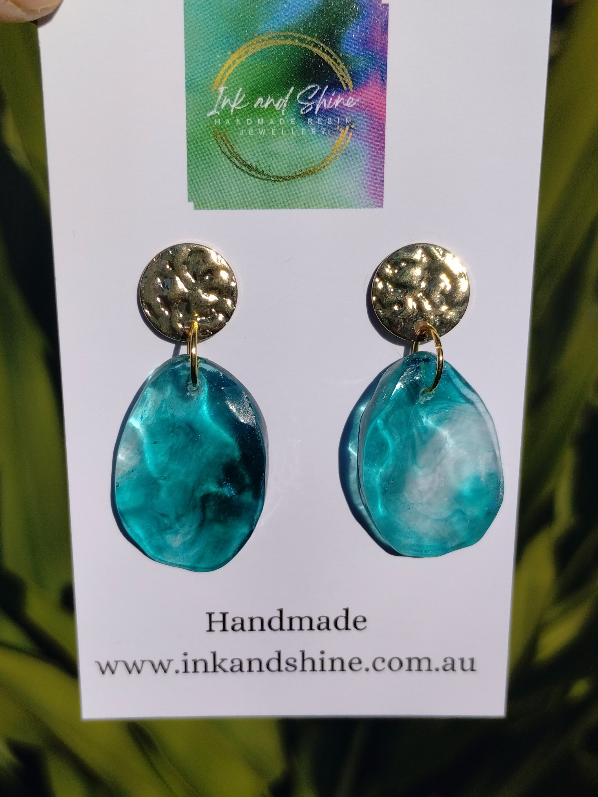 Ocean Drop Earrings Assorted Colours - Large