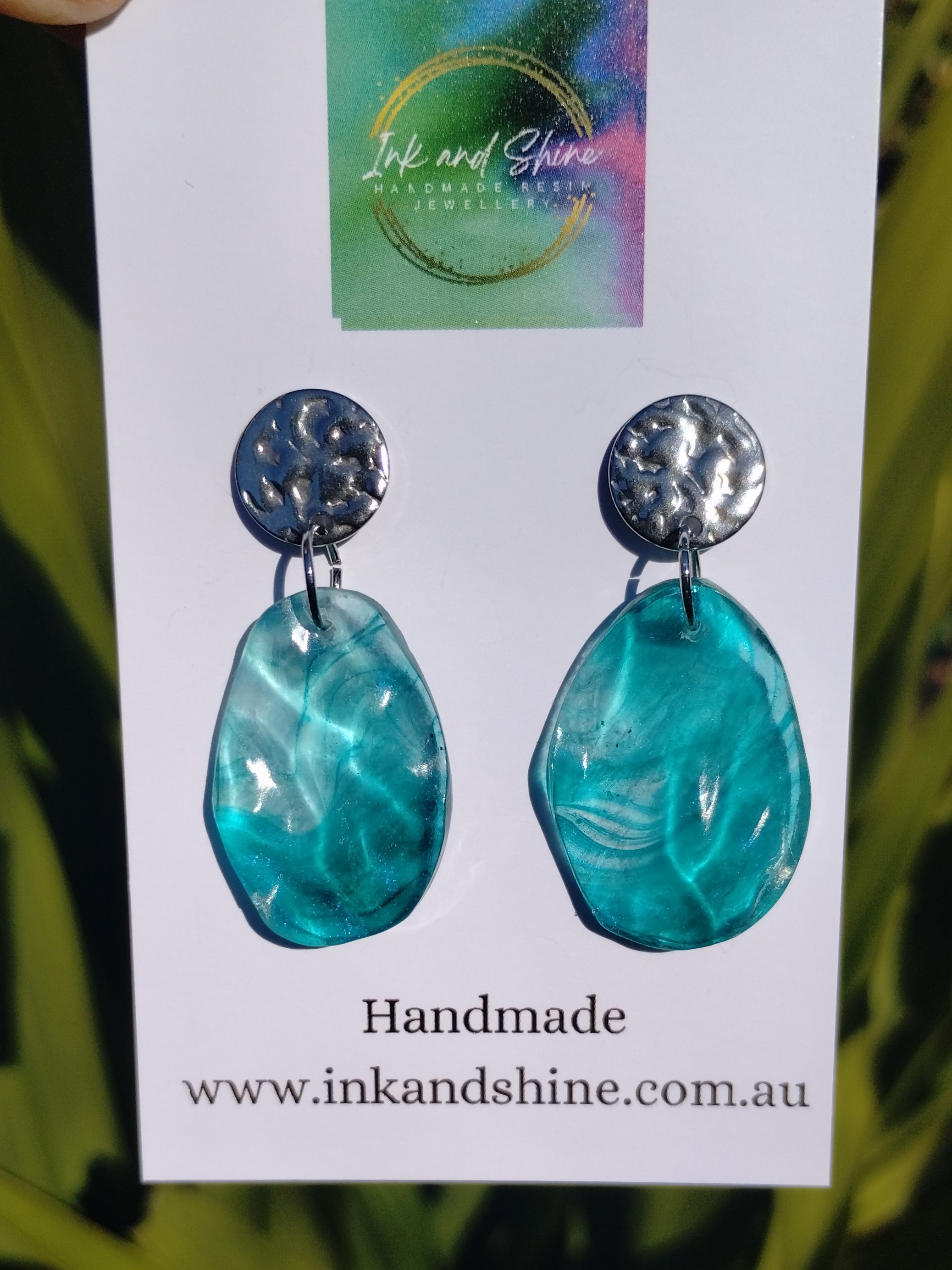Ocean Drop Earrings Assorted Colours - Large