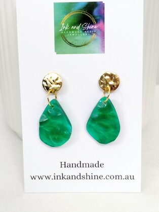 Ocean Drop Earrings Assorted Colours - Small