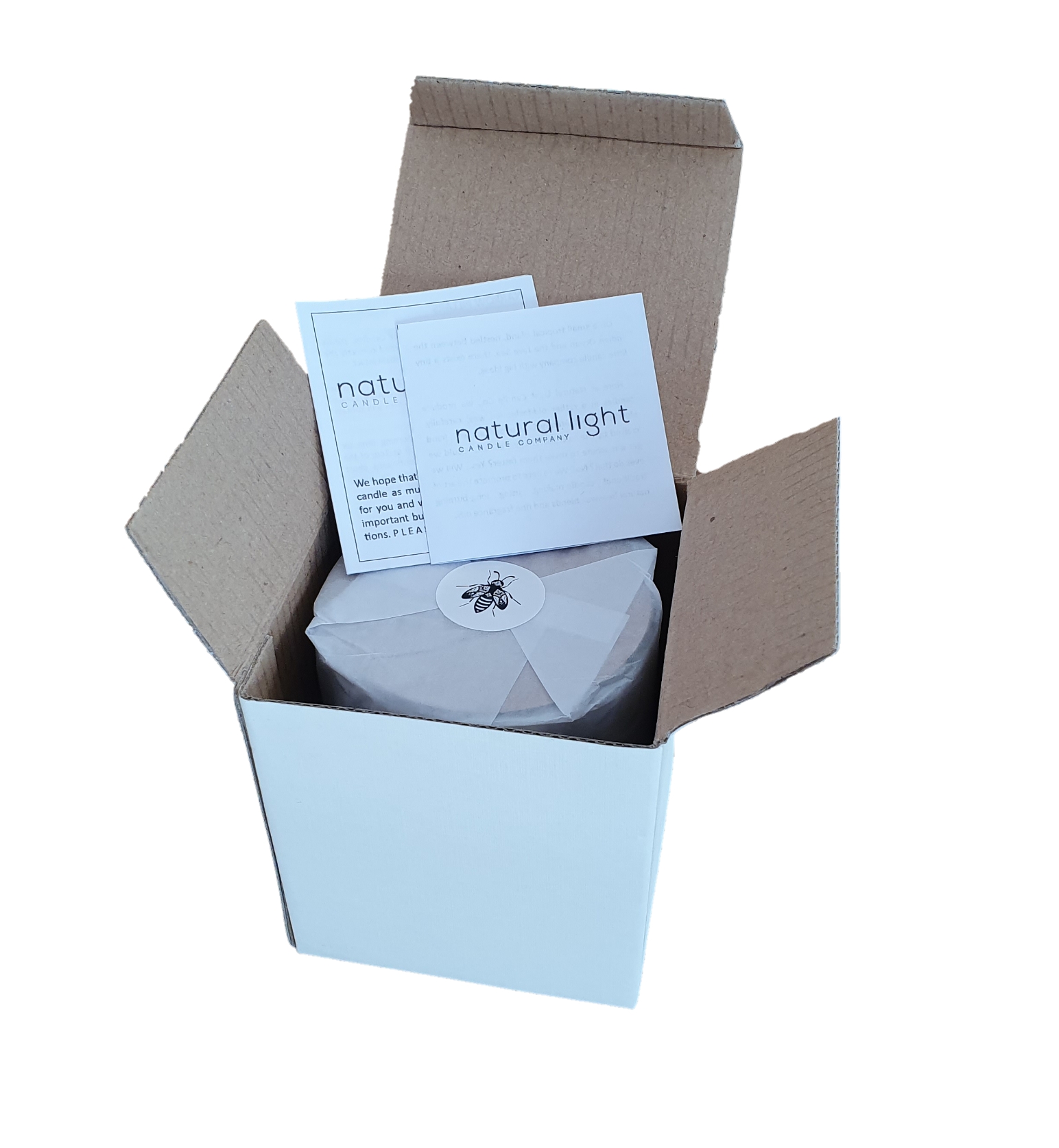 Wholesale The Natural Light Candle Company Palm Leaf 3" Recessed Pillar