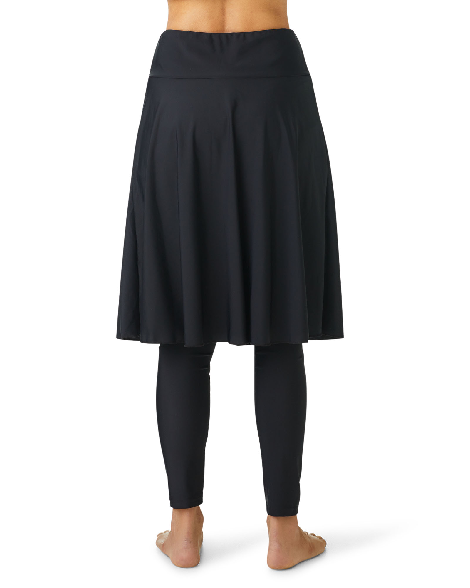 Swimming skirt with inbuilt leggings