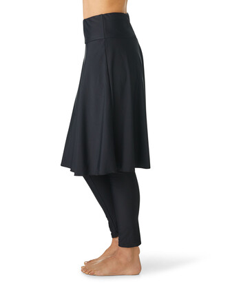 Swimming skirt with inbuilt leggings