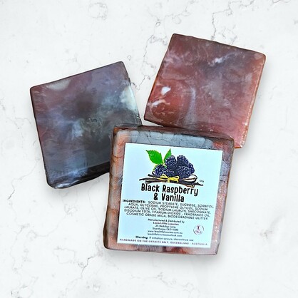 Black Raspberry & Vanilla Soap